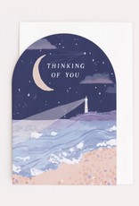 Sister Paper Co. Card Thinking of You Lighthouse
