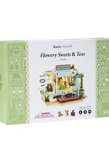 Hands Craft Miniature Dollhouse Kit Flowery Sweets & Teas