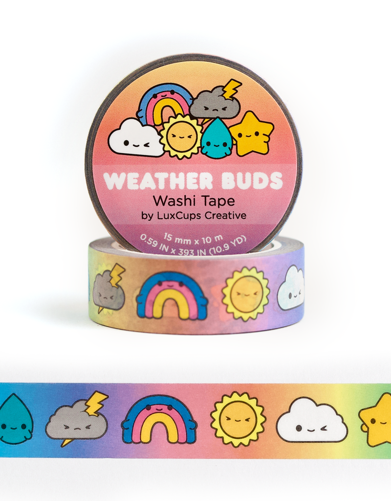 LuxCups Creative Washi Weather Buds