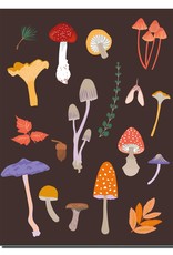Lili Graffiti Notebook Mushrooms