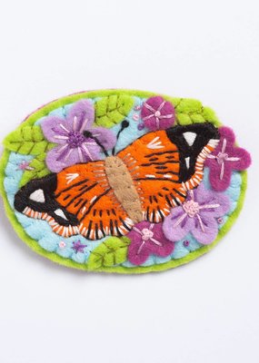 Hawthorn Handmade Felt Craft Kit Butterfly Brooch