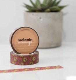 Melanin Meanings Washi Bold Floral African Wax Print