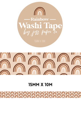 Jess' Paper Co. Washi Tape Rainbow