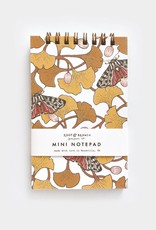 Root & Branch Paper Co. Mini Spiral Notepad Gingko & Tiger Moth