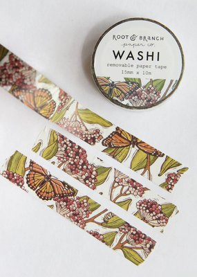 Root & Branch Paper Co. Washi Monarch & Milkweed
