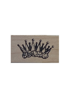 collage Stamp Crown Floral