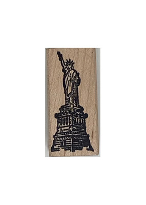 collage Stamp Statue of Liberty