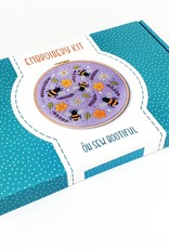 Oh Sew Bootiful Embroidery Kit Bees & Lavender