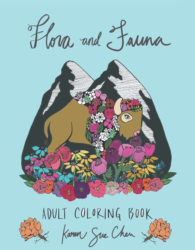 Sunshine Studios Coloring Book Flora and Fauna