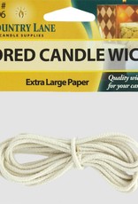 Country Lane Candle Wick Paper Core Extra Large 6 Feet
