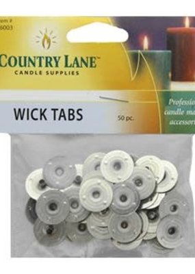 Country Lane Candle Wick Tab 15mm 50pc