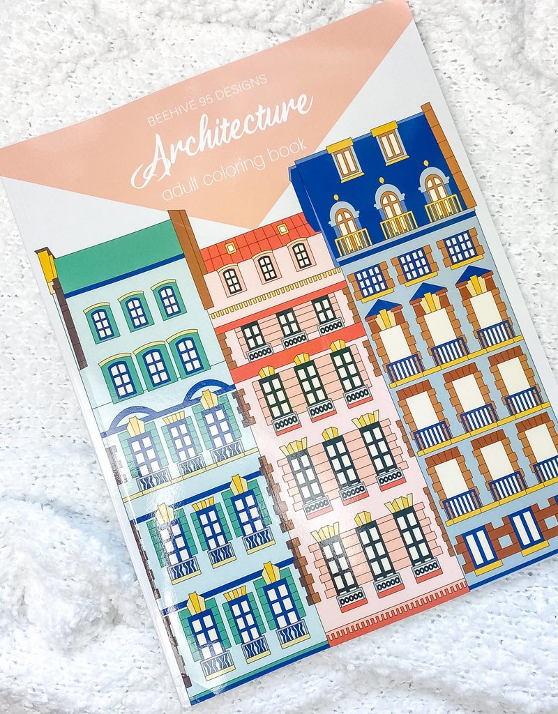 Beehive 95 Designs Coloring Book Architecture