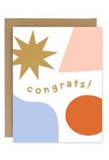 Worthwhile Paper Card Congrats Shapes & Colors