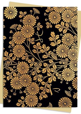 Simon & Schuster Uematsu Hobi Chrysanthemum Greeting Card Set