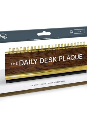 Fred Daily Desk Plaque