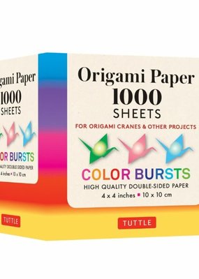 Tuttle Publishing Origami Paper 1000 Sheets Color Bursts