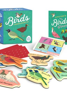 Hachette Book Group Birds Wooden Magnet Set