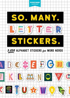 Workman So. Many. Letter Stickers A To Z
