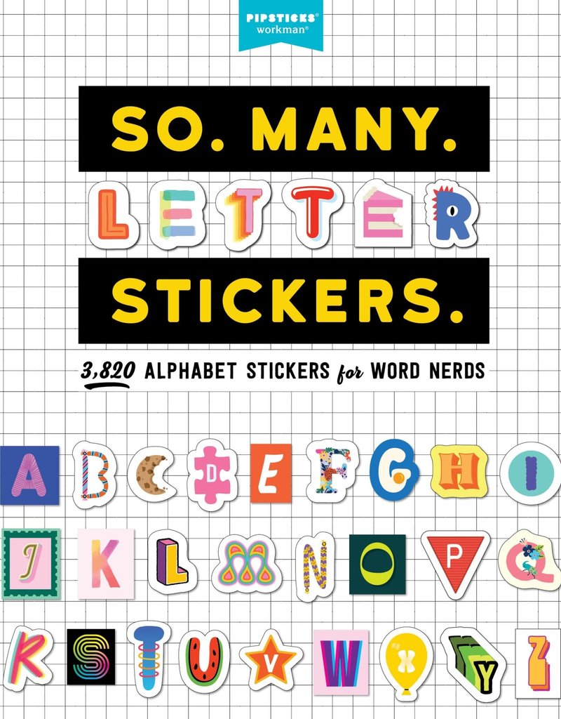 Workman So. Many. Letter Stickers A To Z