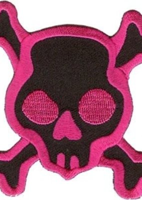 C & D Visionary Patch Pink Skull & Crossbones