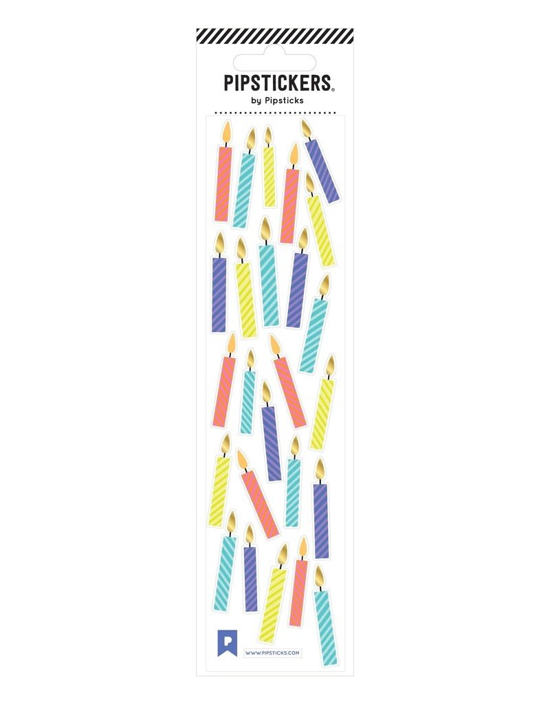 Pipsticks Stickers Candid Candles