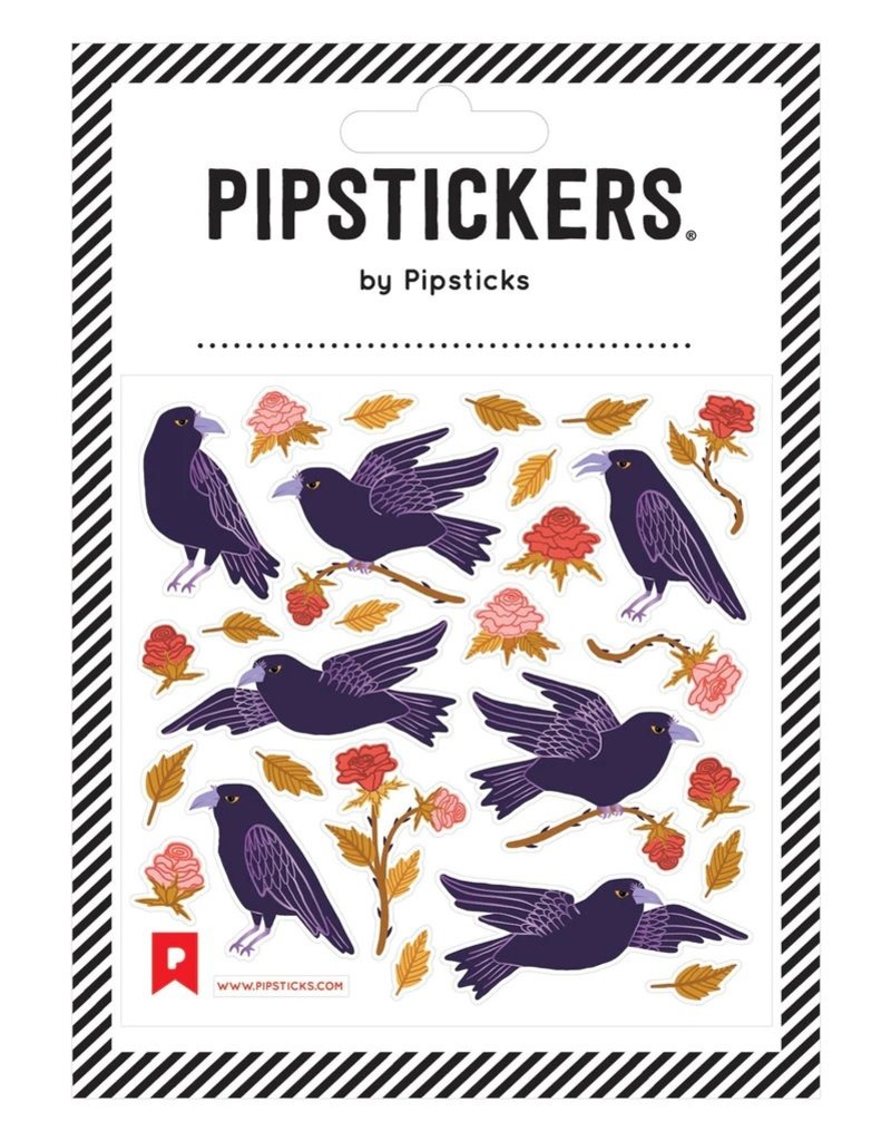 Pipsticks Stickers Ravens & Roses