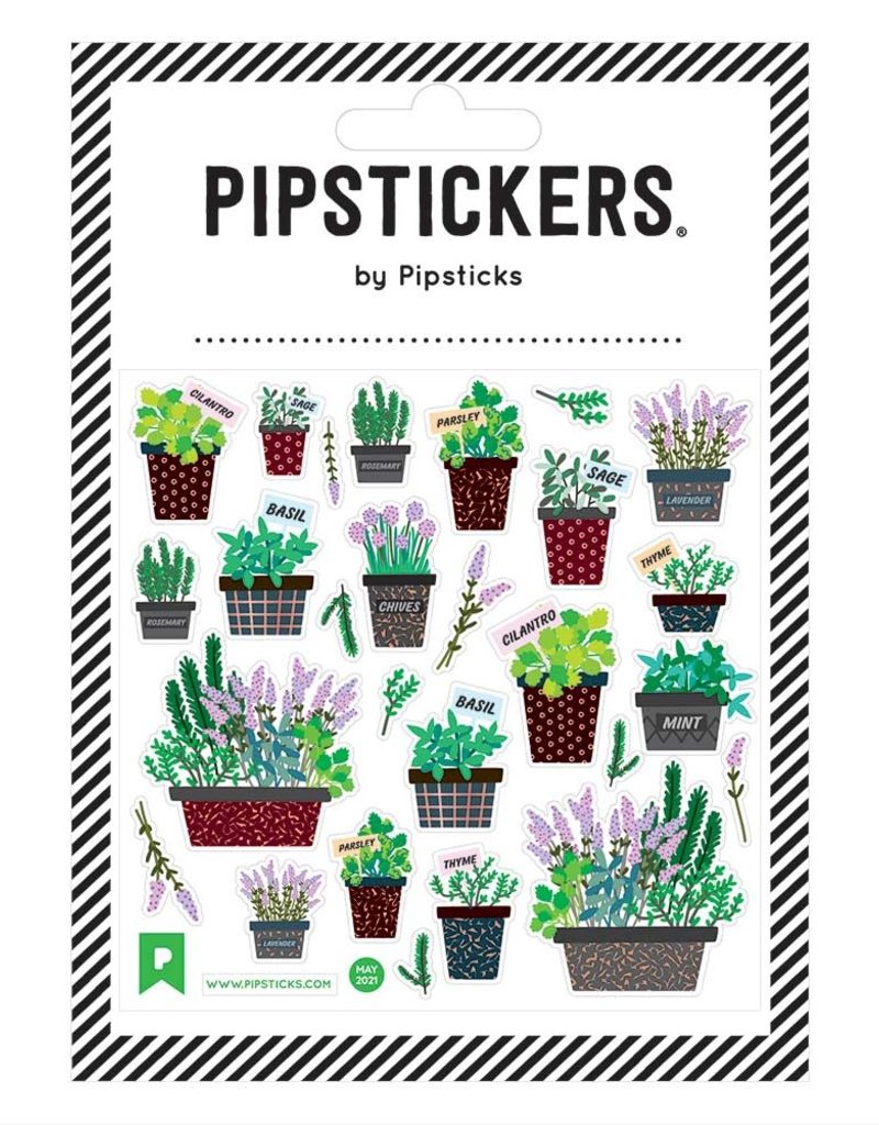 Pipsticks Stickers Herb Garden