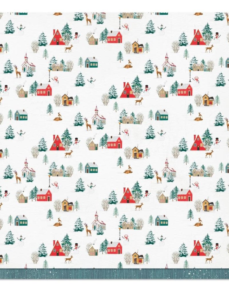Photo Play Paper Company 12 x 12 Decorative Paper Christmas Cottage