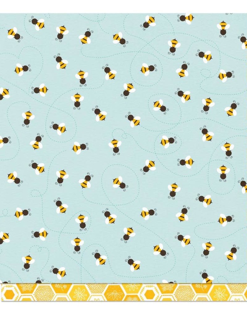 Photo Play Paper Company 12 x 12 Decorative Paper Bee Sweet