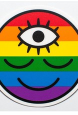 Wokeface Sticker Pride Flag Rainbow