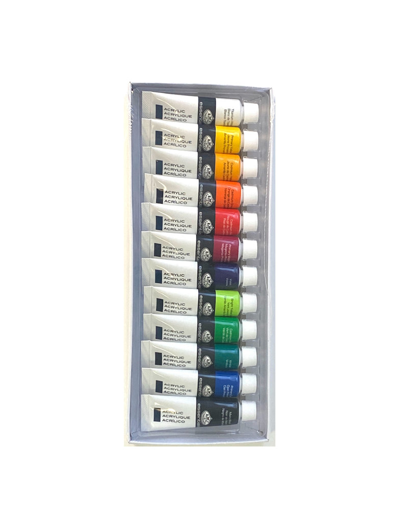 Royal Brush Acrylic Artist Paint 12 Color Set 12 ml Tubes