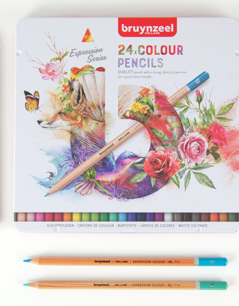 BZ Colored Pencil Expression Colored Pencil 24-Color Set