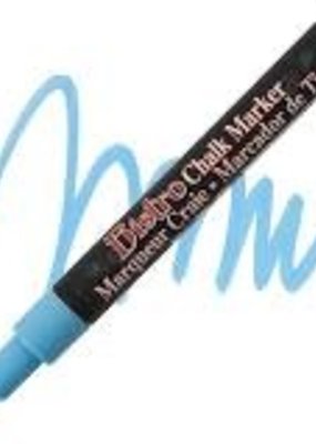Marvy-Uchida Bistro Chalk Marker Fine Fluorescent Light Blue