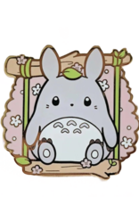 Exalt Enamel Pin Cute Totoro on Swing