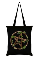 Mysticum Luna Tote Bag Green Witch Pentacle