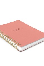 Studio Oh! Agatha Notebook Current Mood Coral Pink