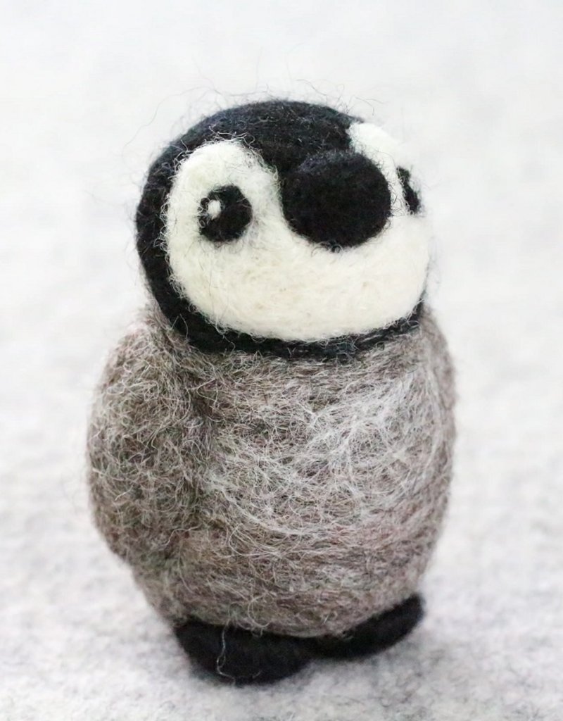 Hawthorn Handmade Needle Felting Kit Baby Penguin