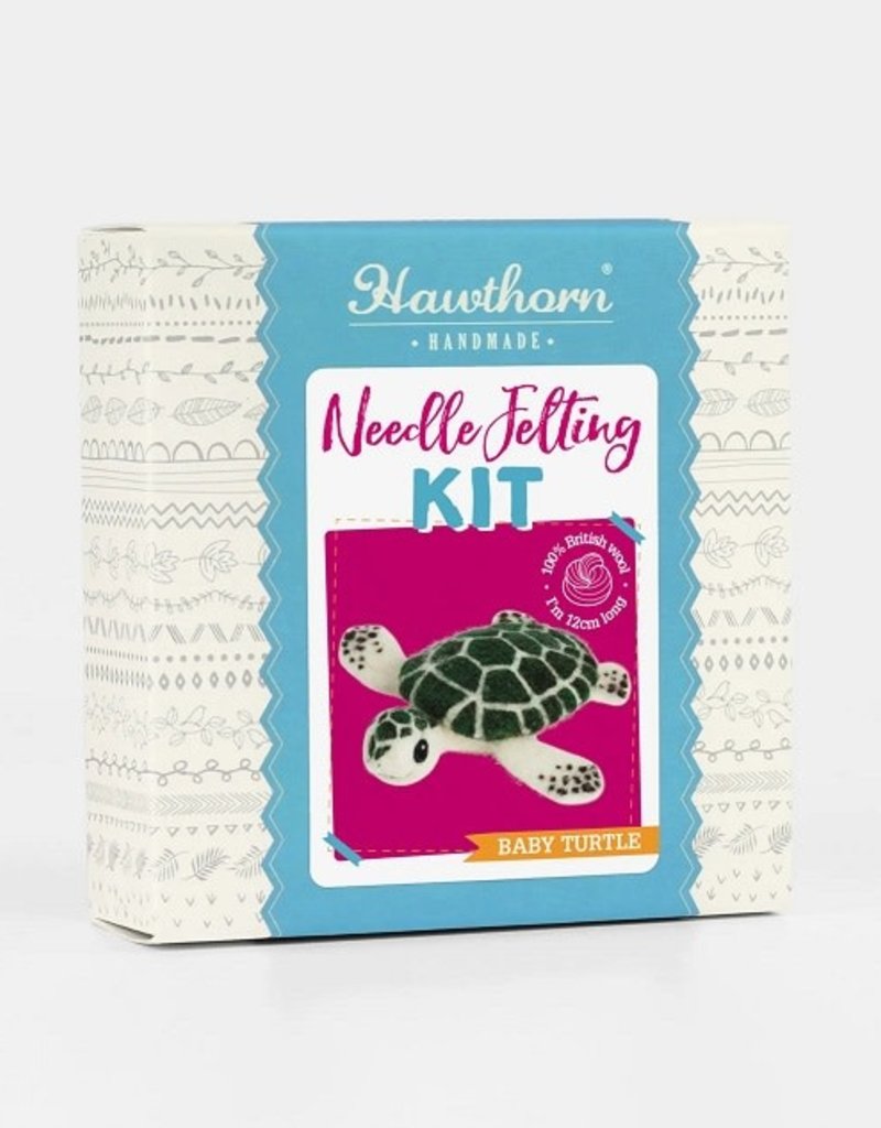 Hawthorn Handmade Needle Felting Kit Baby Sea Turtle