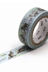 MT Tape Washi 15mm World Animals