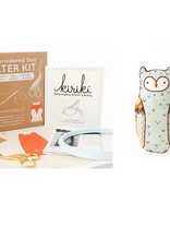 Kiriki Press DIY Embroidered Doll Starter Kit Horned Owl