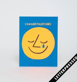 Egg Press Manufacturing Card Congrats Tear