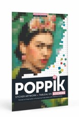 Poppik Frida Kahlo Pixel Poster Sticker