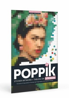Poppik Frida Kahlo Pixel Poster Sticker