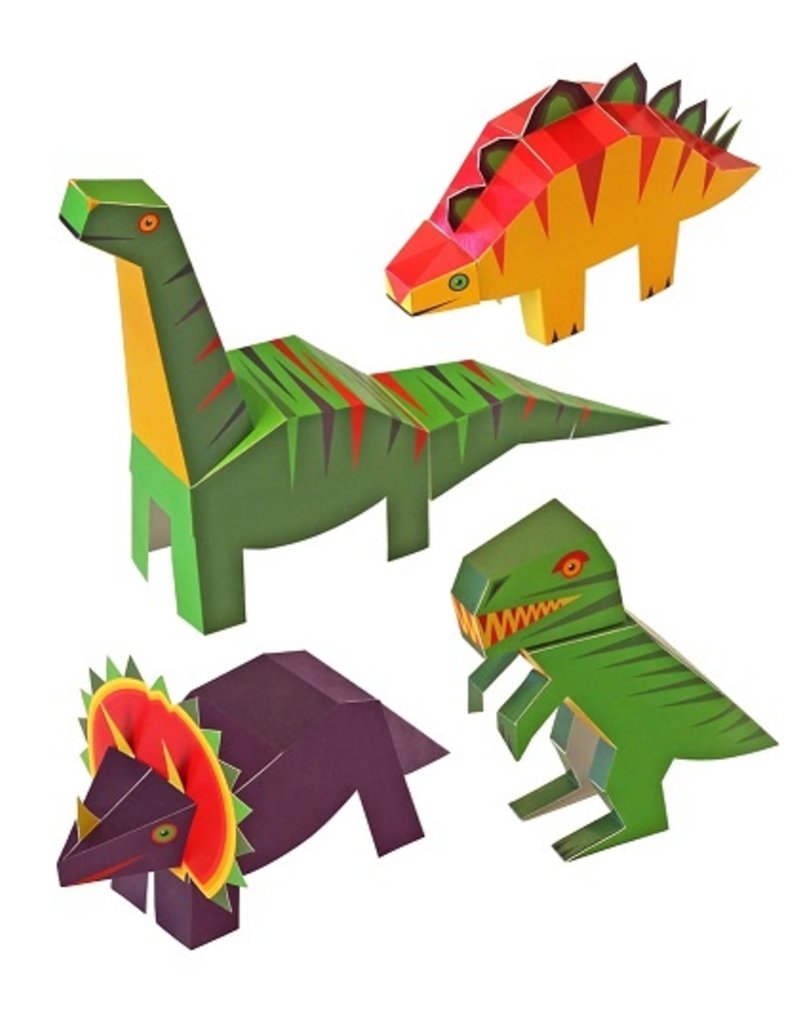 pukaca Dinosaurs Paper Toys