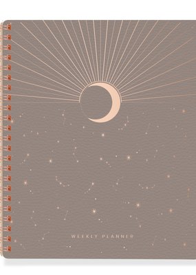 Fringe Undated Weekly Planner Moon Rise