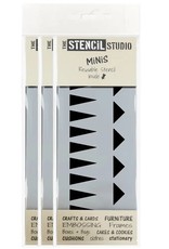 The Stencil Studio Stencil Triangle Border