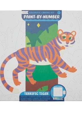 Ooly Paint by Number Kit Terrific Tiger