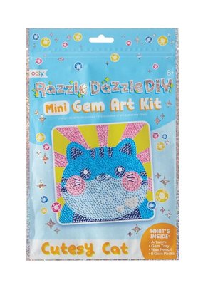 Ooly Mini Gem Art Kit Cutesy Cat