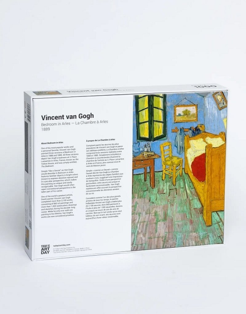 Today is Art Day Puzzle Vincent Van Gogh Bedroom in Arles