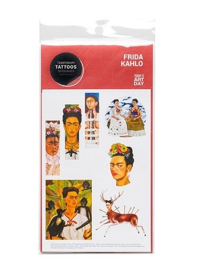 Today is Art Day Temporary Tattoos Frida Kahlo